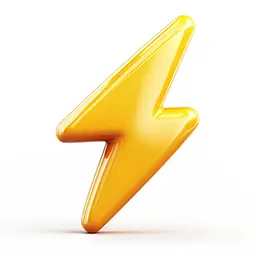 Yellow Bolt icon